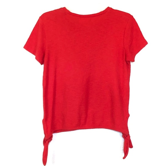Madewell Texture & Thread Side-Tie Short Sleeve Top XS - Picture 7 of 9